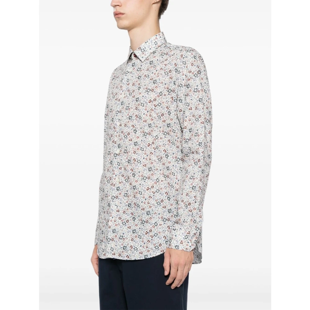 PS By Paul Smith Abstract Patroon Katoenen Overhemd Regular Fit Multicolor Heren