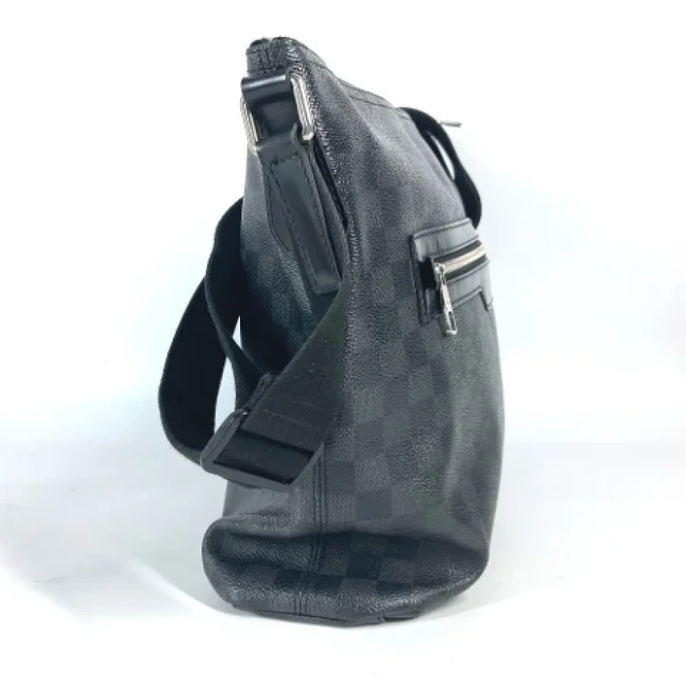 Louis Vuitton Vintage Pre-owned Cotton louis-vuitton-bags Black Dames
