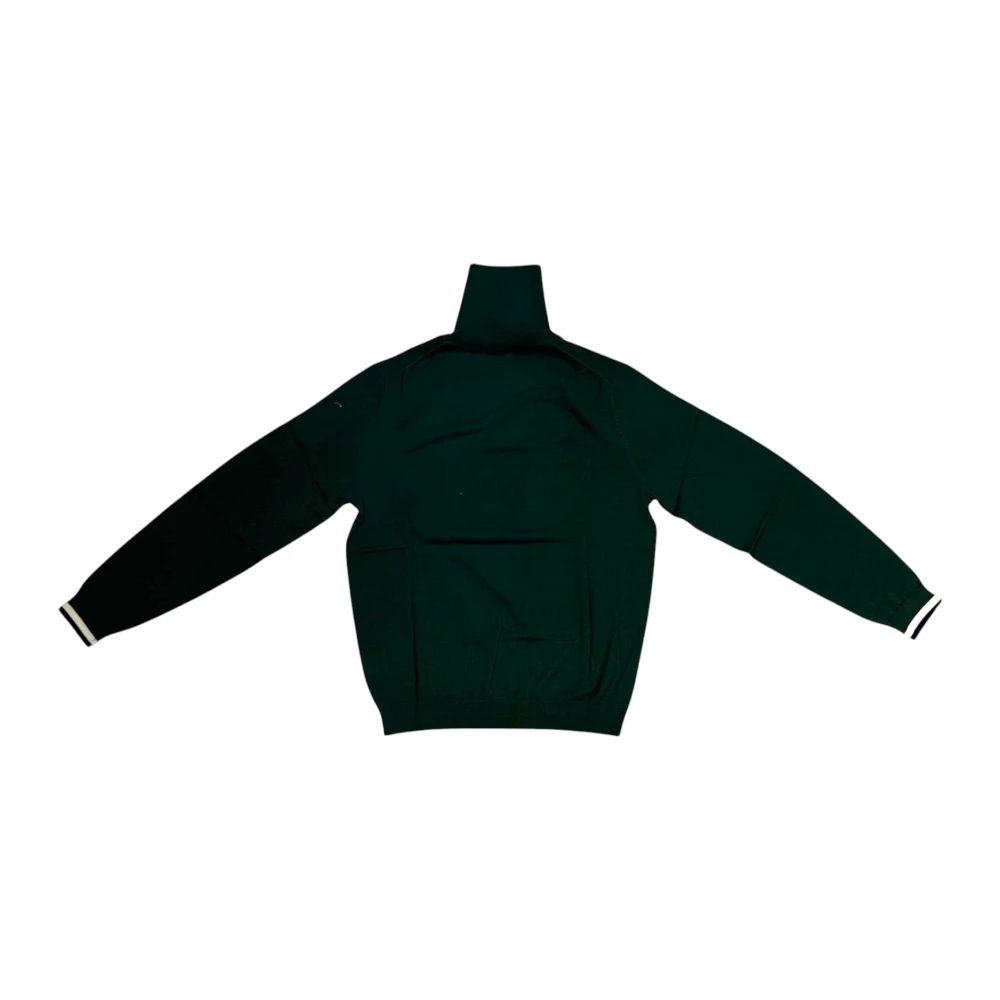 Sun68 Gestreepte Turtle Manchetstijl Green Heren