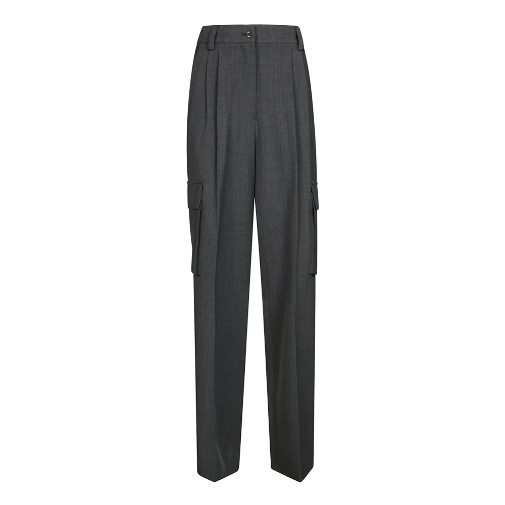Herno Grijze Broek met Ceintuur Gray Dames