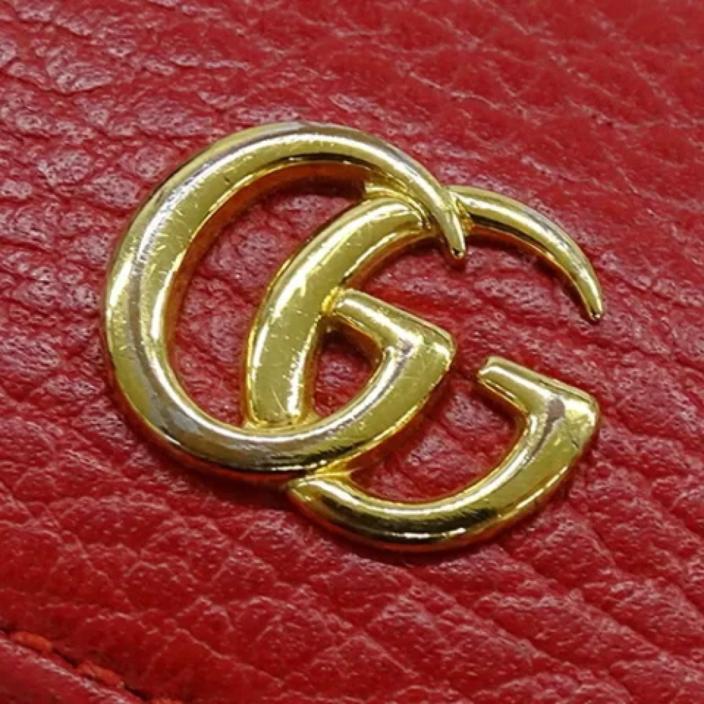 Gucci Vintage Pre-owned Leather key-holders Red Dames