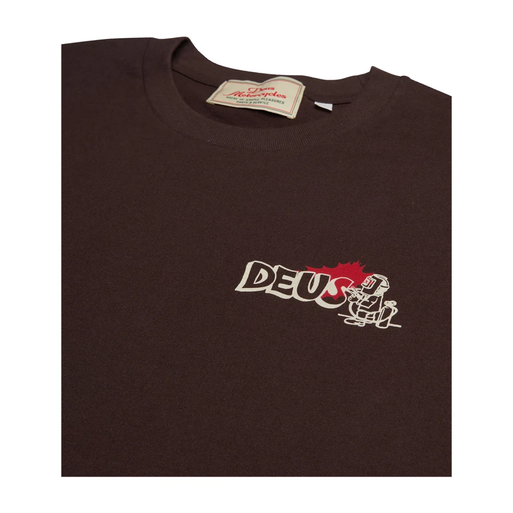 Deus Ex Machina T-Shirts Brown Heren