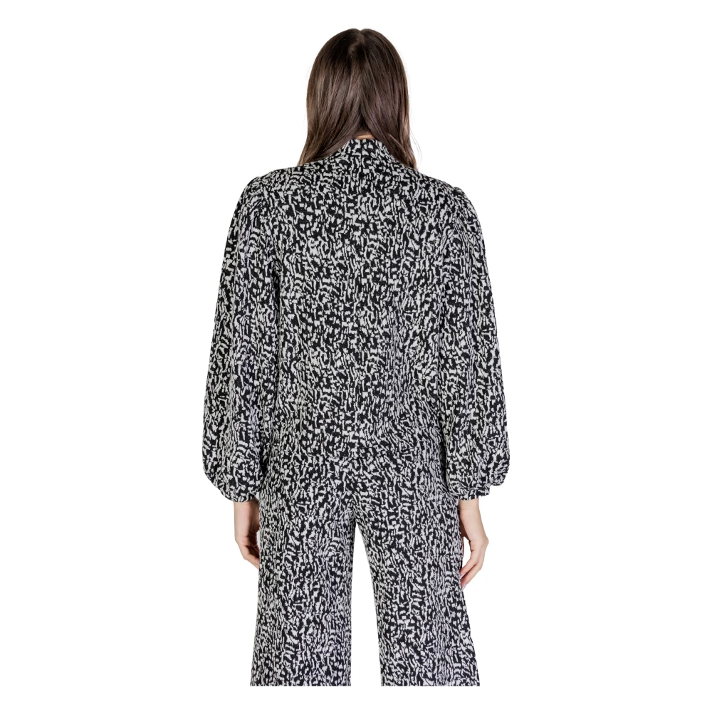 Ichi Herfst Winter Dames Sweatshirts Collectie Black Dames