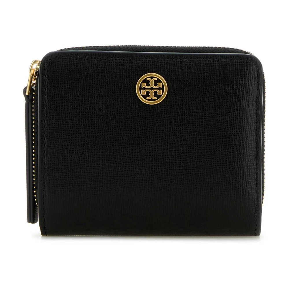 TORY BURCH Klassieke Zwarte Leren Portemonnee Black Dames