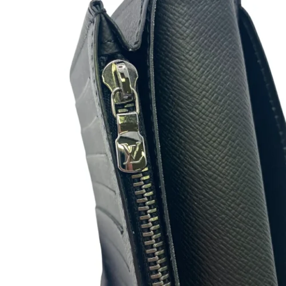 Louis Vuitton Vintage Pre-owned Canvas wallets Black Dames