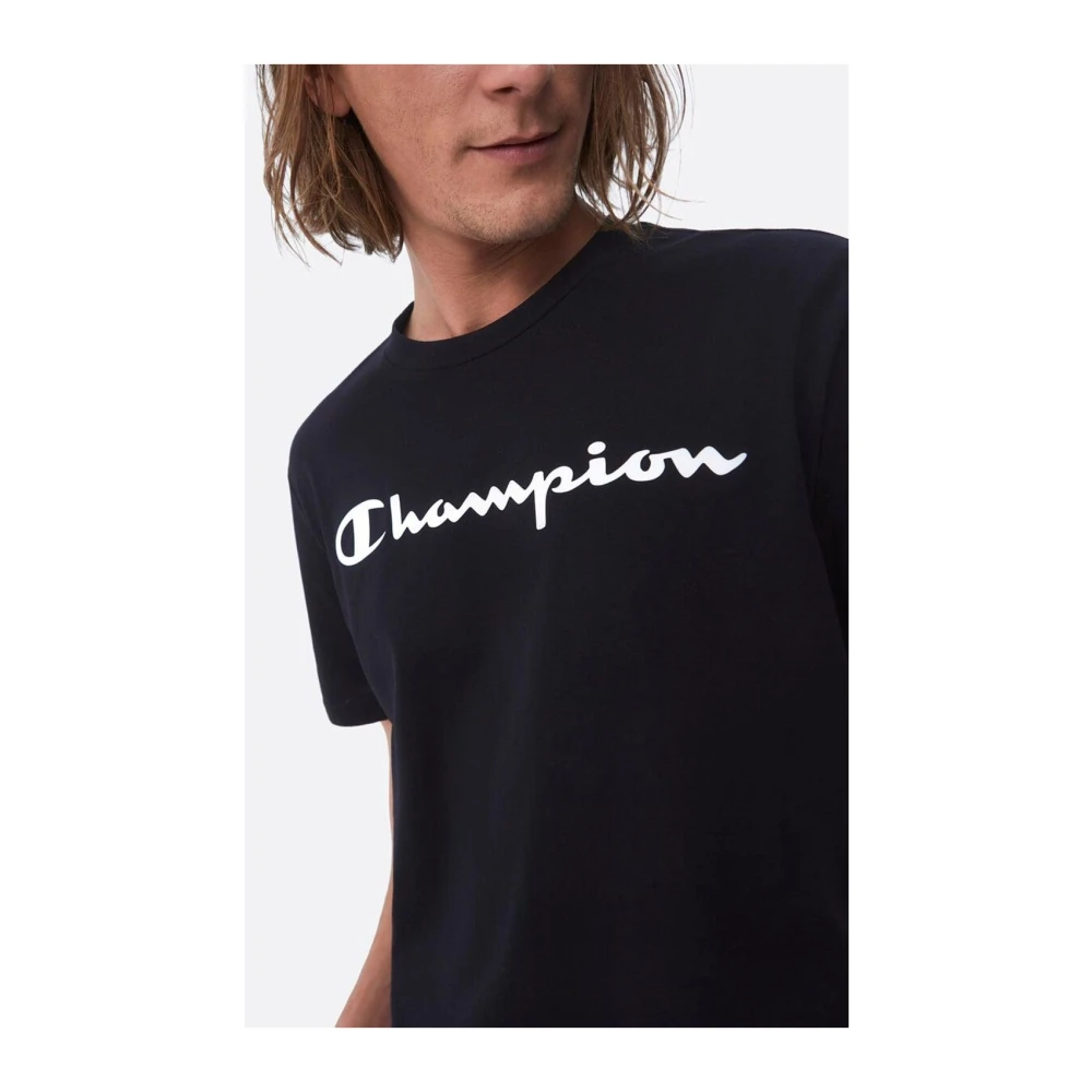 Champion Crewneck T-shirt Black Heren