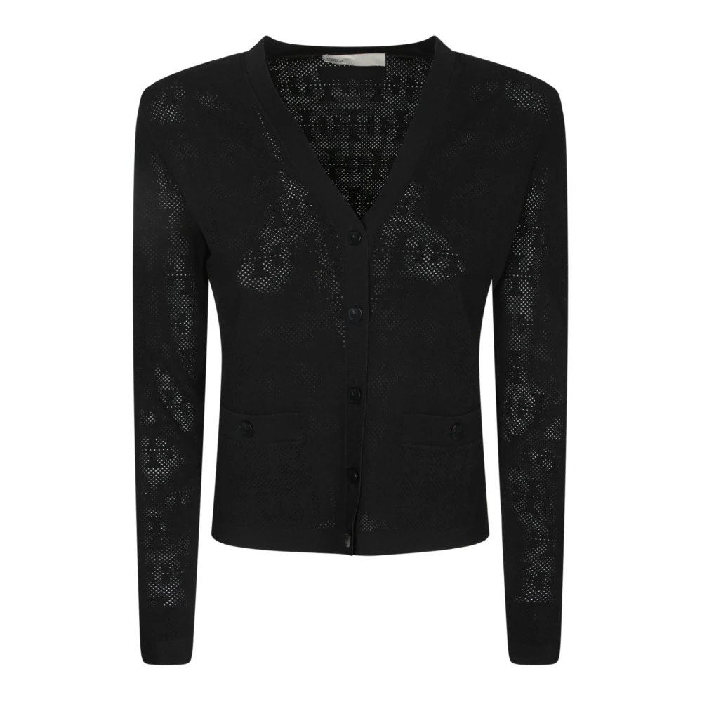 Tory Burch Women's Black Sweater Aw25 Elegant Style