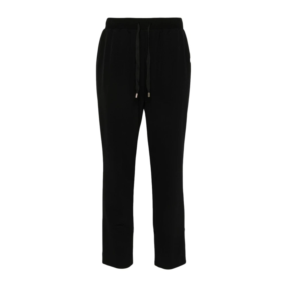 Liu Jo Zwarte Korte Broek Elastische Taille Black Dames