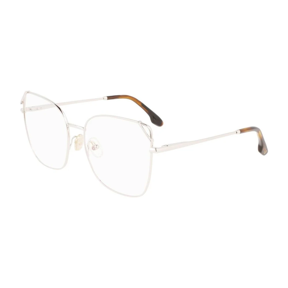Victoria Beckham Women's Gray Glasses, One Size, Metal Glasses Frames
