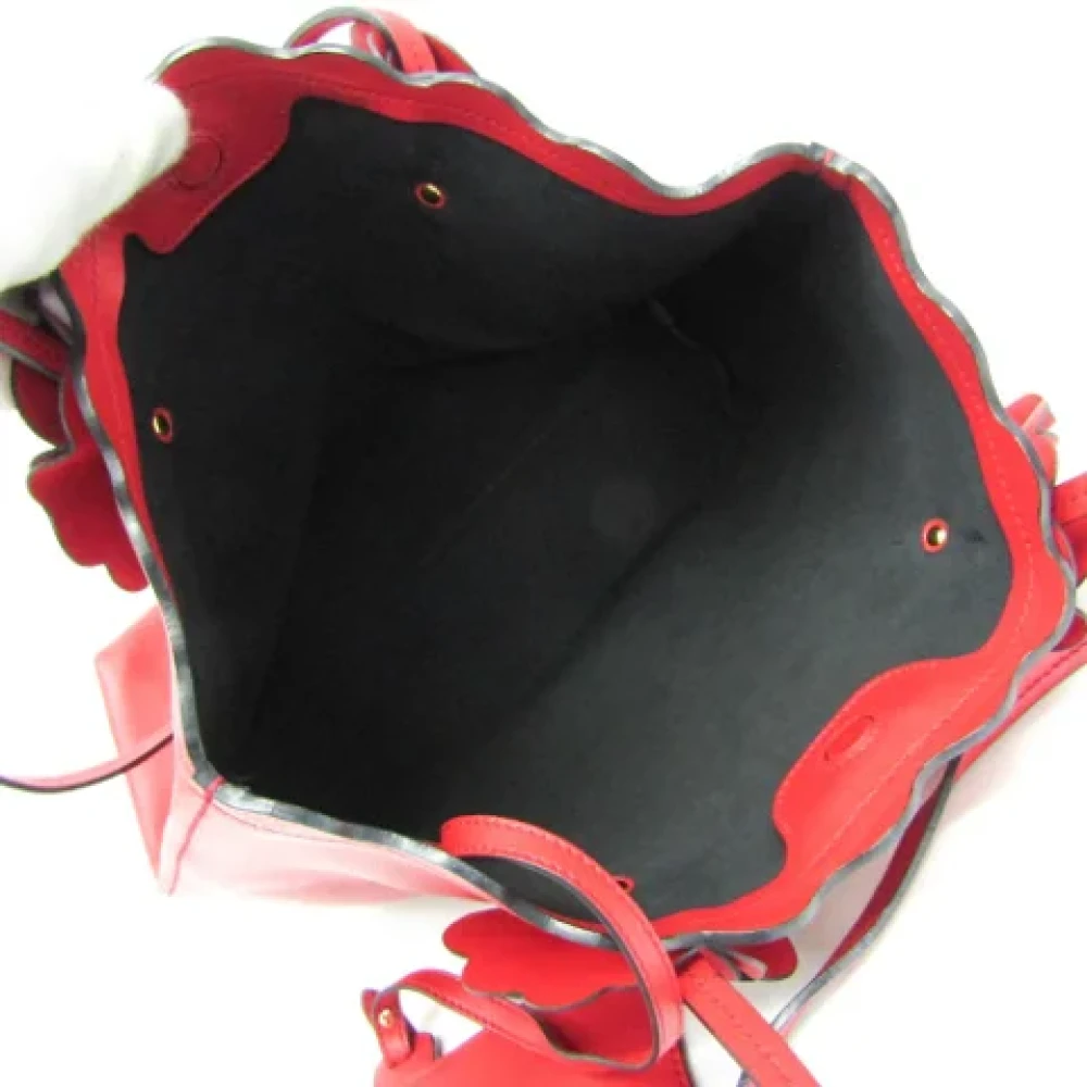 Miu Pre-owned Leather shoulder-bags Red Dames