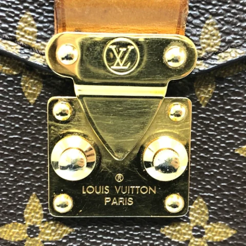 Louis Vuitton Vintage Pre-owned Cotton louis-vuitton-bags Brown Dames