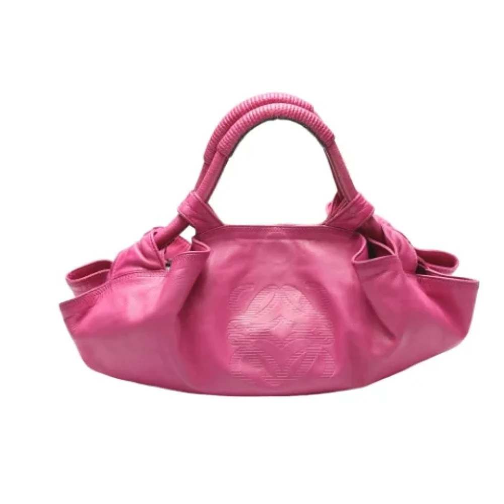 Loewe Pre-owned Leather handbags Pink Dames