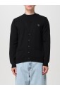 fox-head-patch-cardigan-sweater