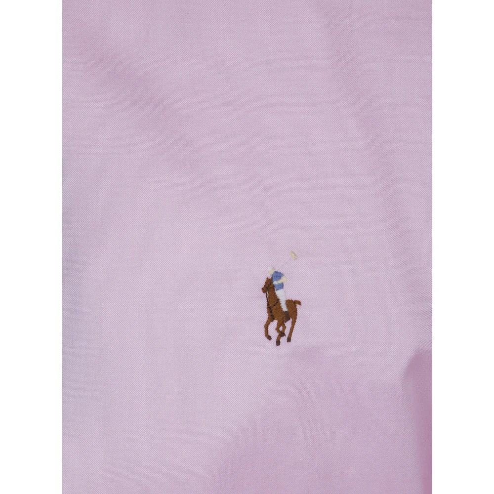 Polo Ralph Lauren Overhemd lange mouwen Pink Heren