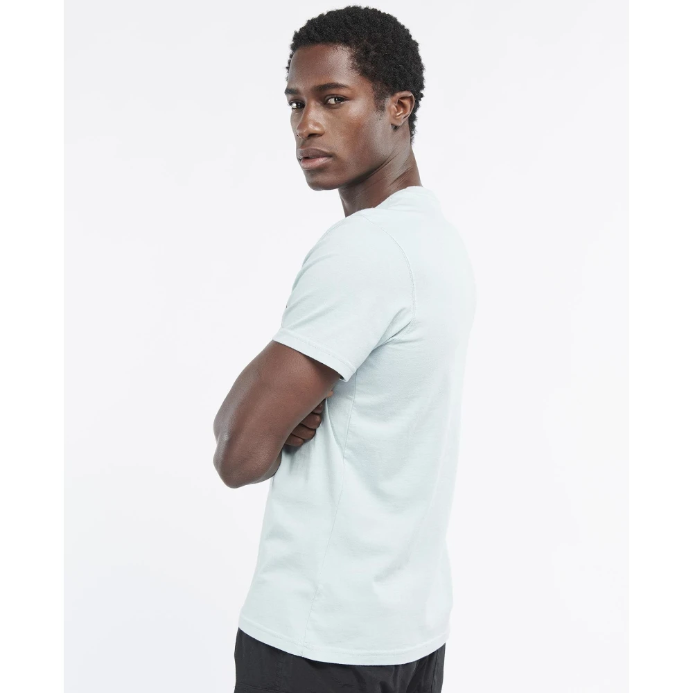 Barbour Moderne Logo T-shirt Blue Heren