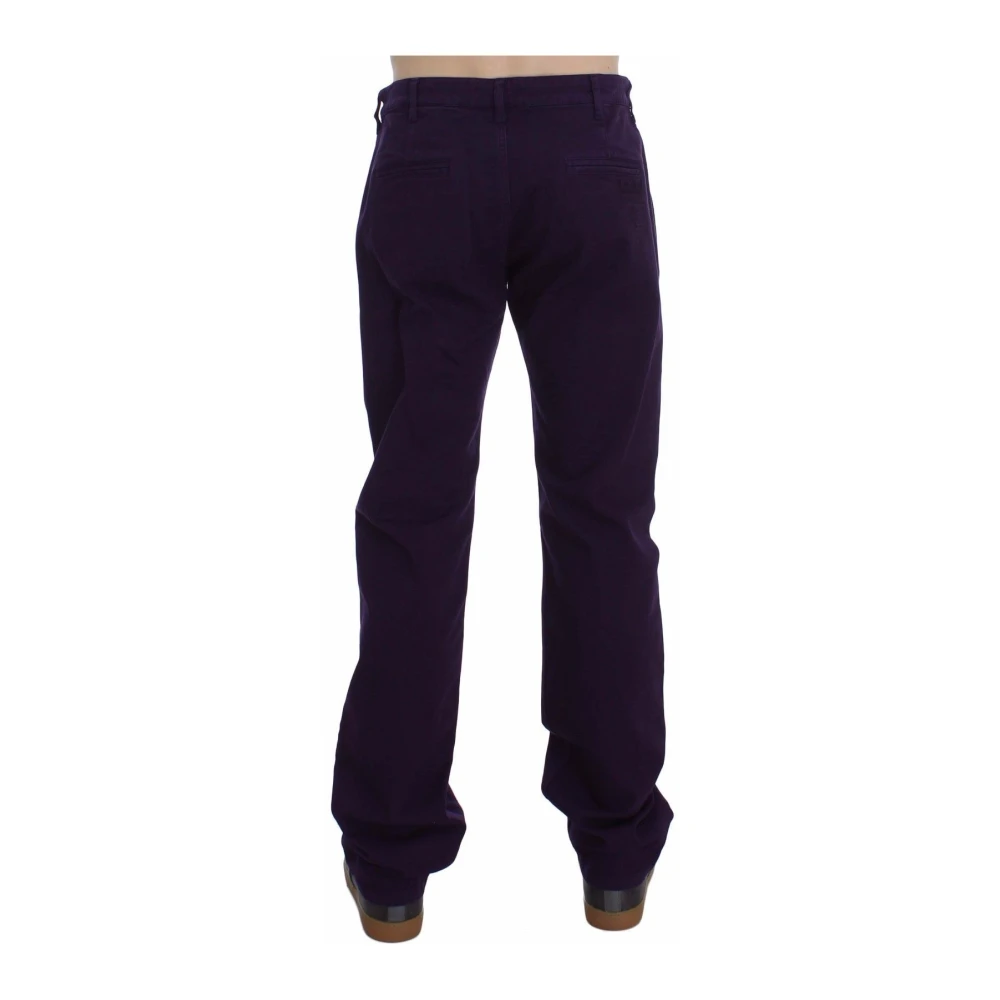 Gianfranco Ferré Lila Stretch Slim Chinos Purple Heren