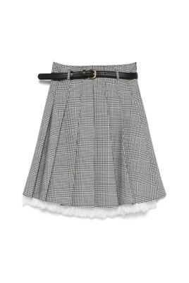 black-layered-belted-skirt