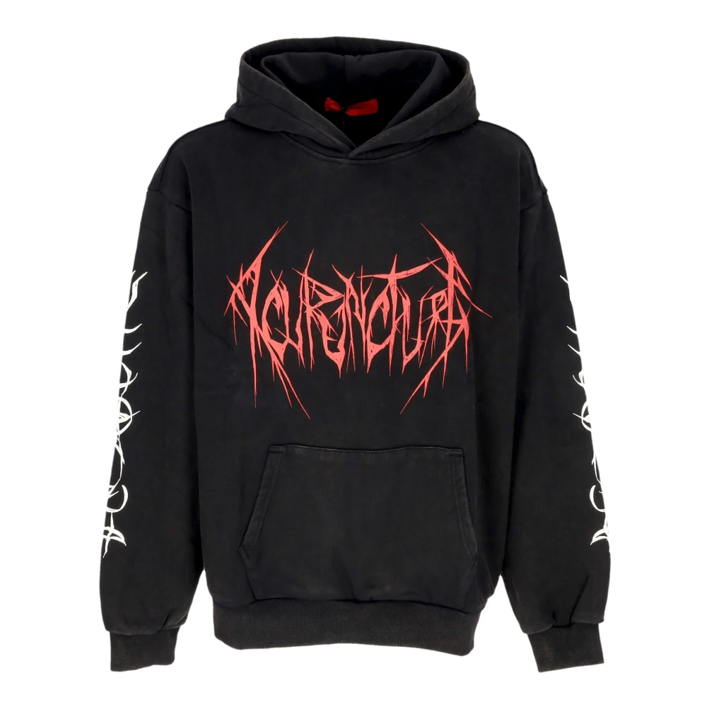 Acupuncture Zwarte Hoodie met Donderbui Black Heren