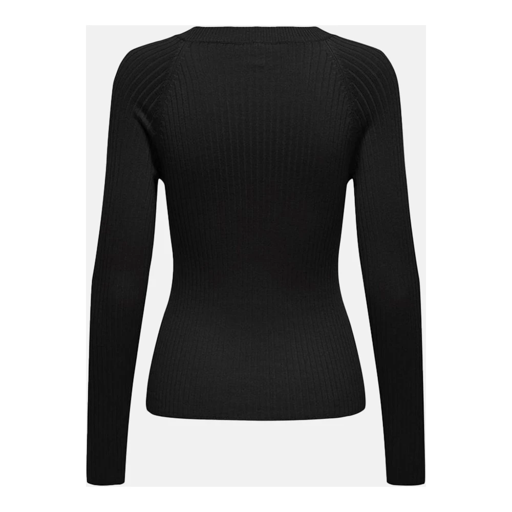 Only Stijlvolle Gebreide Collectie Black Dames