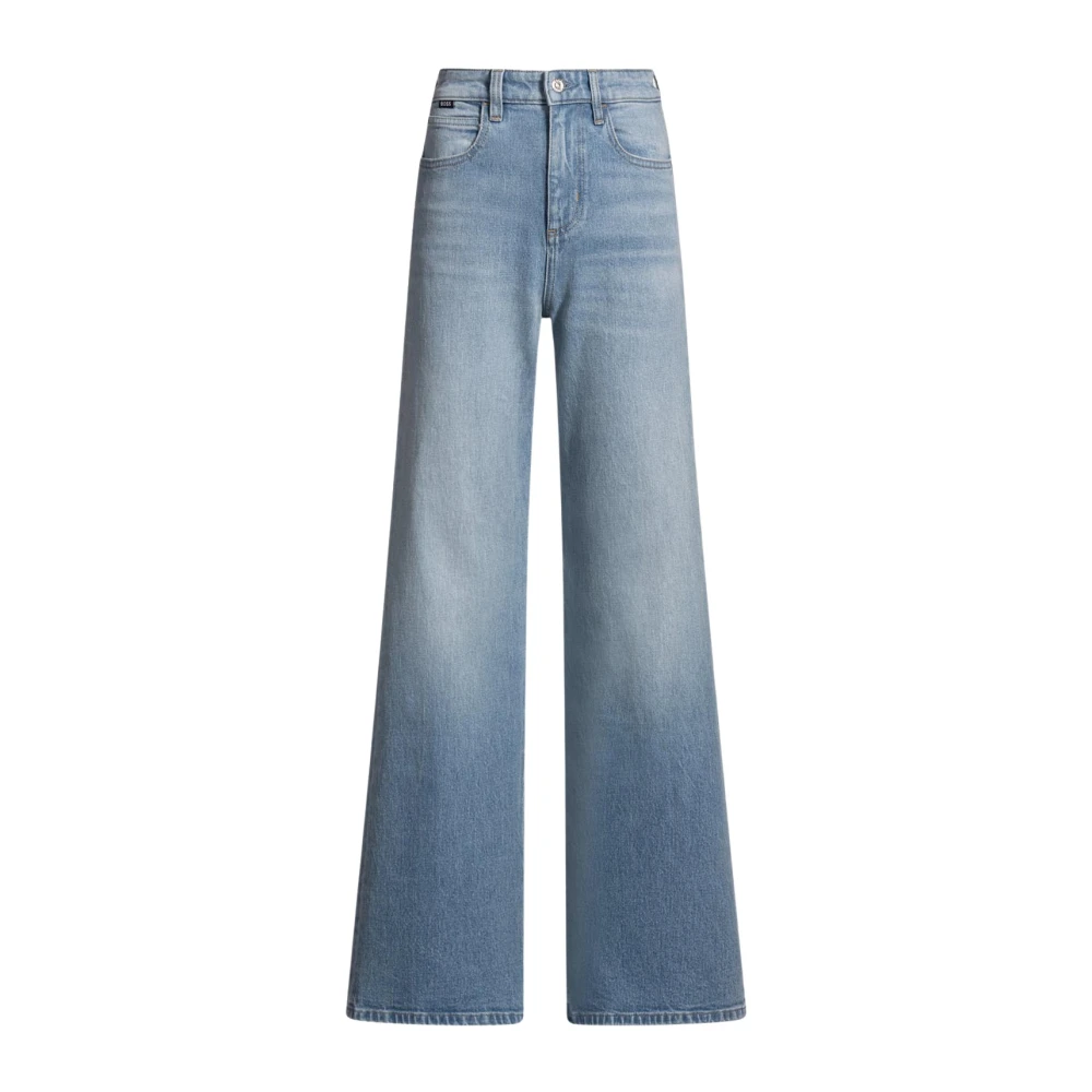 Hugo - Jeans > Wide Jeans - Blue - Hugo - Modalova