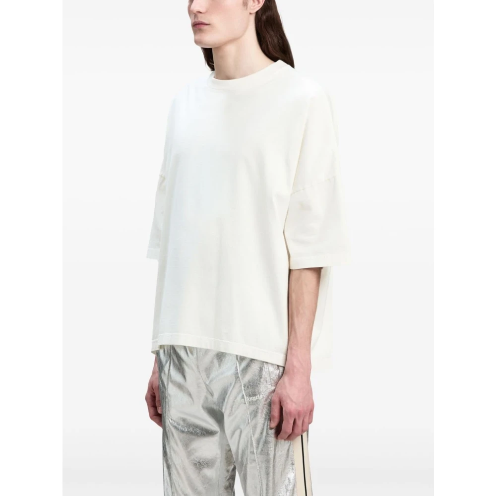 Palm Angels Witte T-shirts en Polos White Heren
