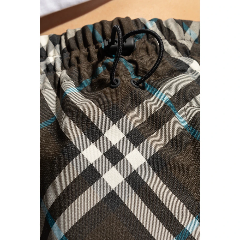 Burberry Geruite broek Multicolor Heren