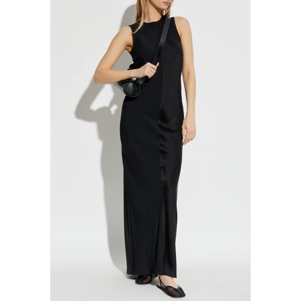 Ami Paris Mouwloze jurk Black Dames