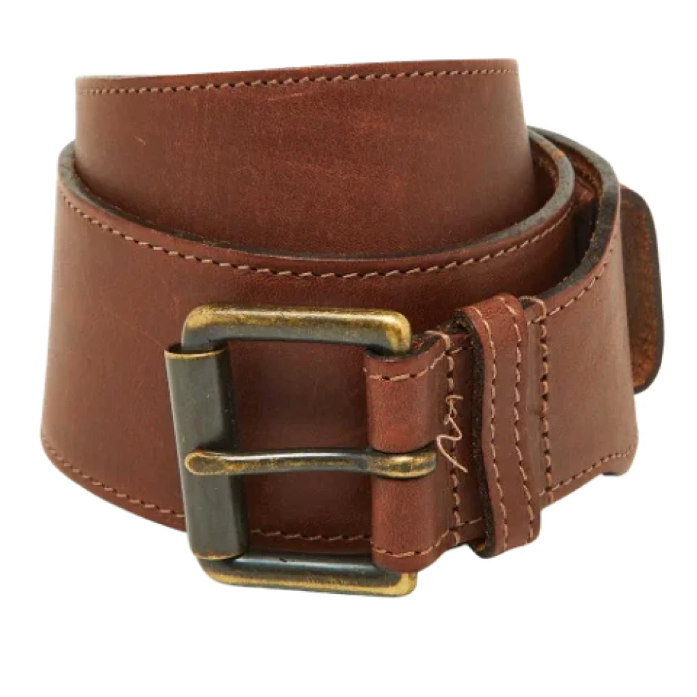Burberry Vintage Pre-owned Leather belts Brown Dames