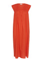 robe-simple-avec-col-en-v-et-epaules-froncees