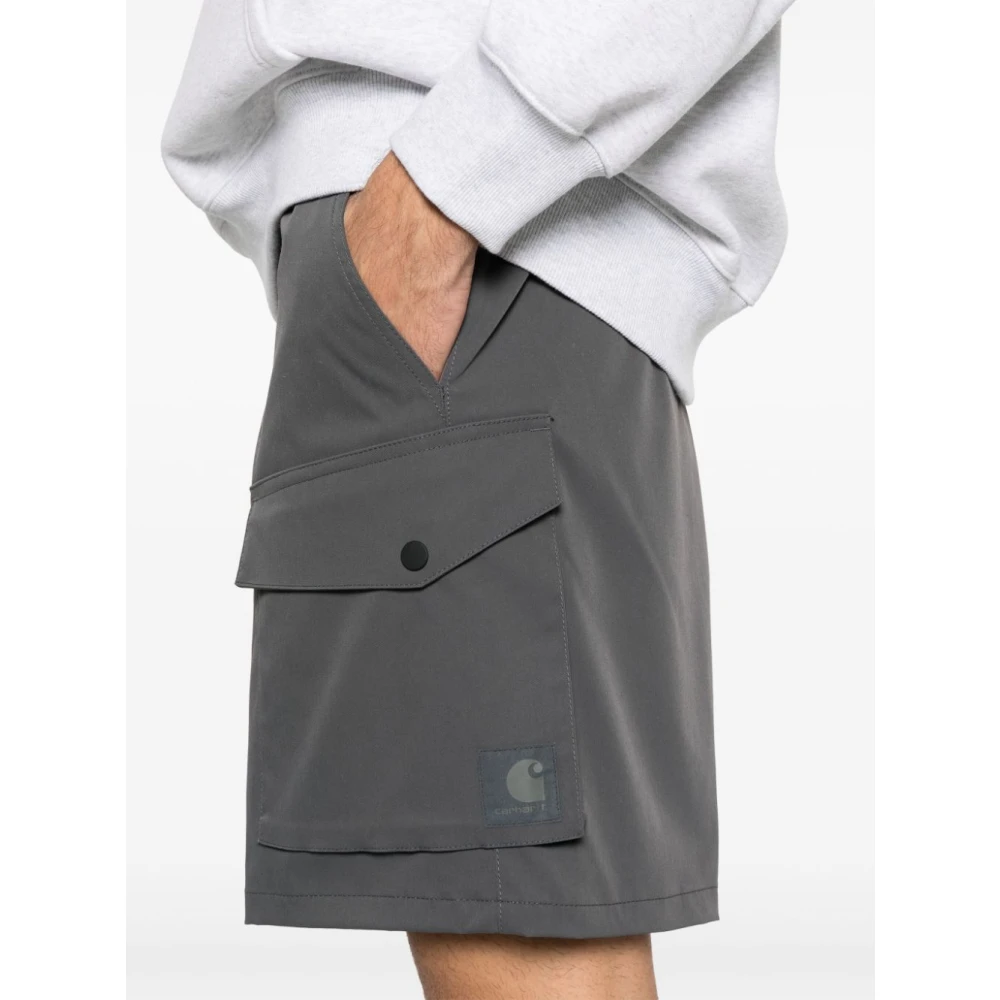Carhartt WIP Balto Denim Shorts Gray Heren