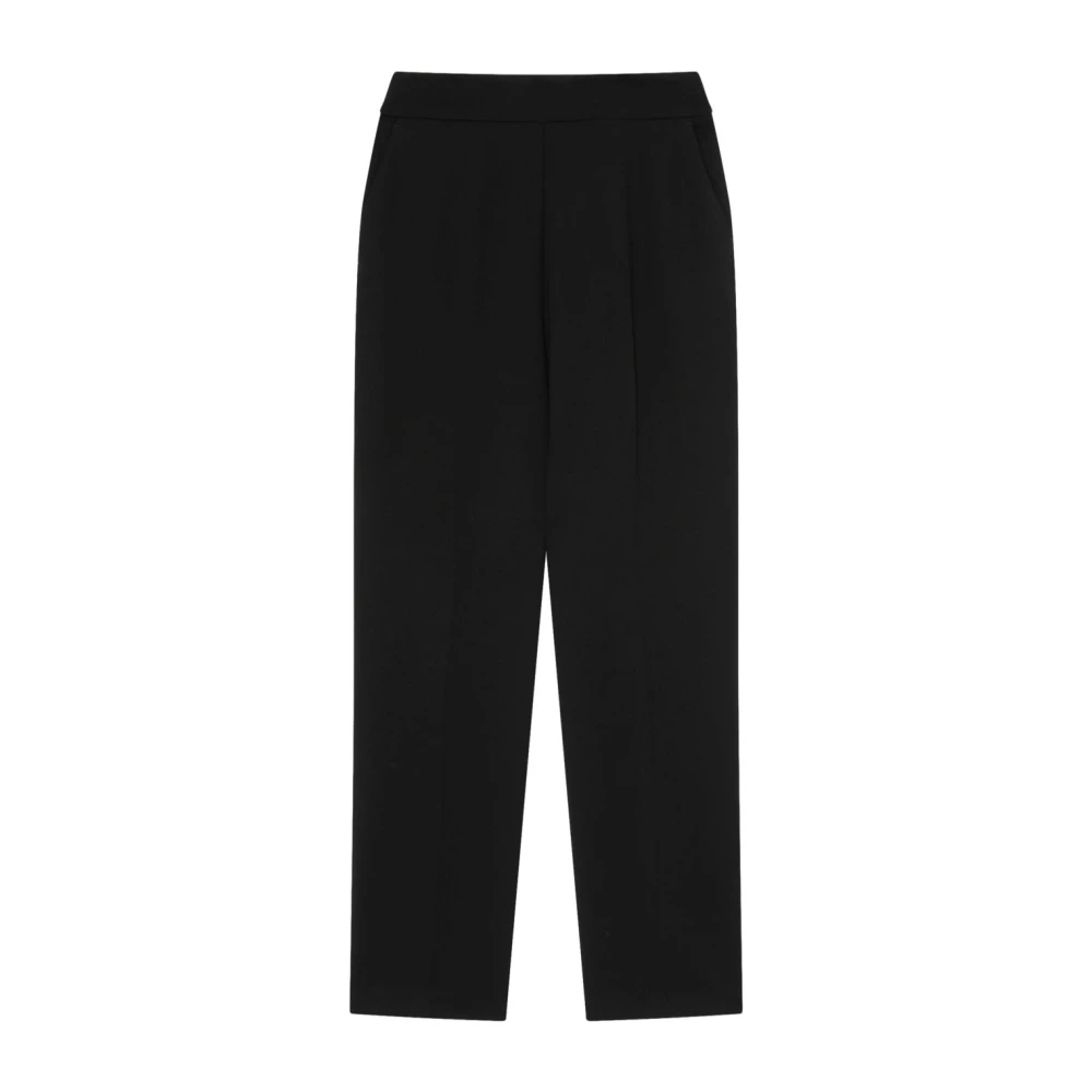 Pinko Zwarte hoge taille broek Black Dames