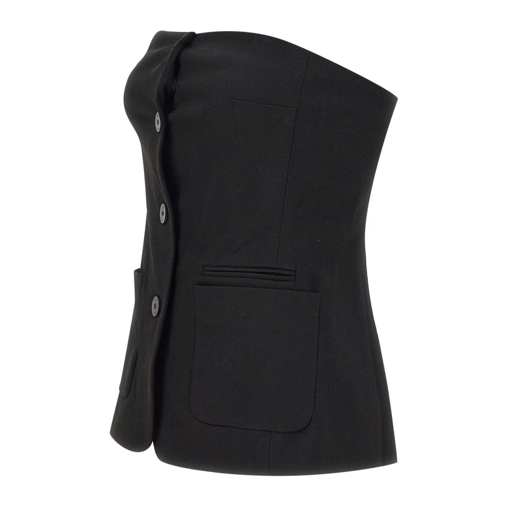 Staud Zwarte Top voor Vrouwen Black Dames