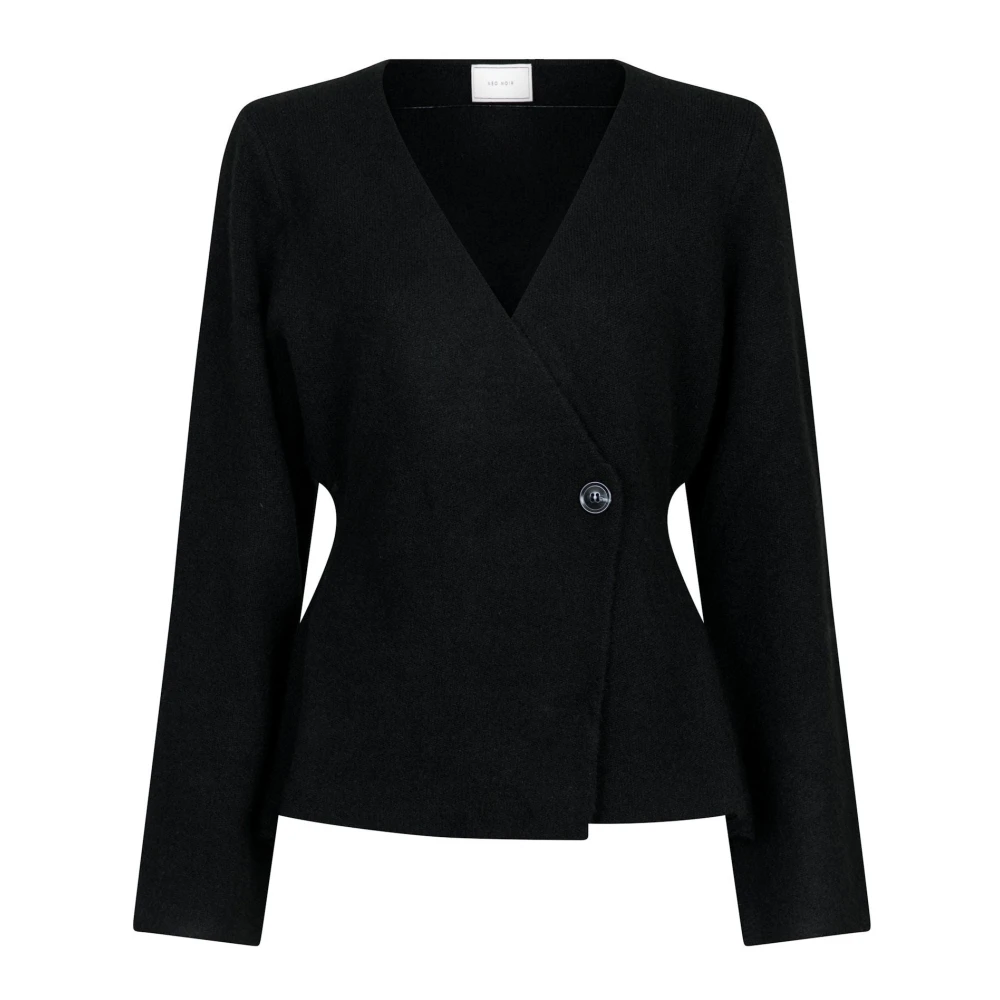 Louise Strikk Cardigan - Svart