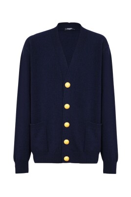veste-bleue-a-boutons-manches-longues