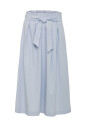 jupe-midi-bleue-plissee-avec-ceinture