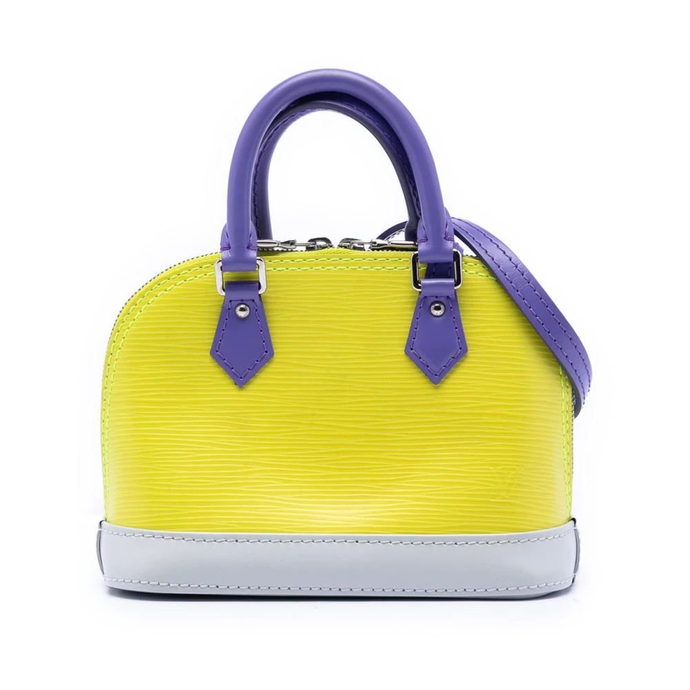 Louis Vuitton Vintage Women's Yellow Pre-Owned Alma Handbag