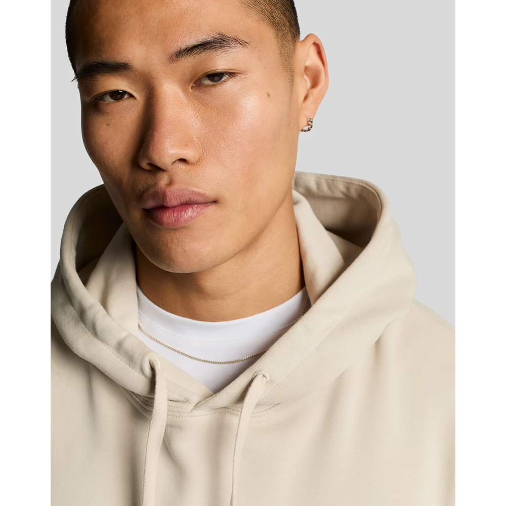 Lyle & Scott Mid Layers Loopback Geborduurde Hoodie Black Heren