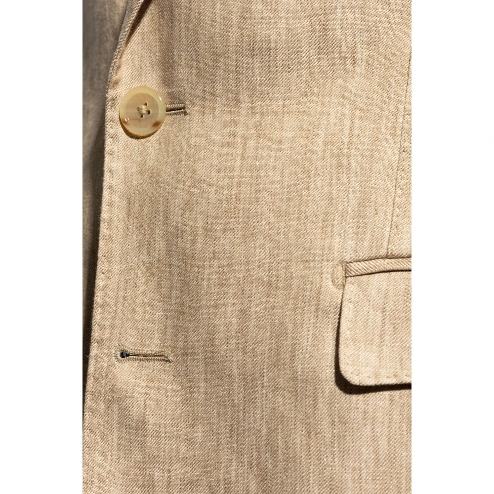 Dolce & Gabbana Linnen blazer Beige Heren