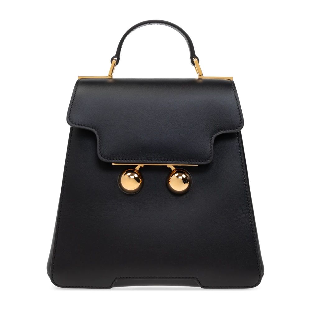 Marni Donna Nero Zaino Trapezio Trunkaroo