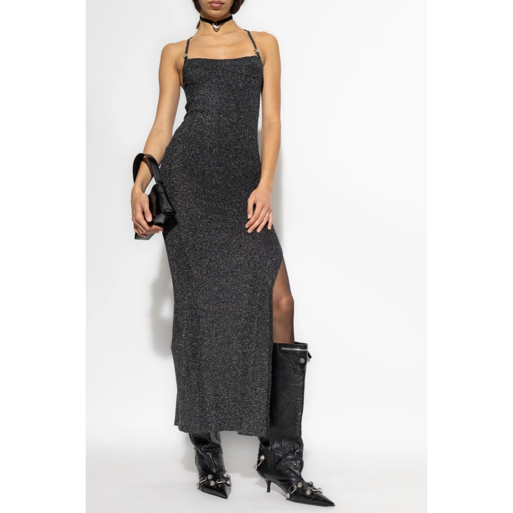 Misbhv Jurk met bandjes Black Dames