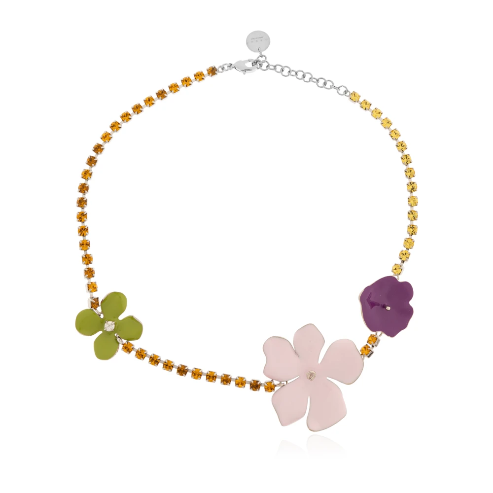 Marni Donna Multicolor Crystal Necklace