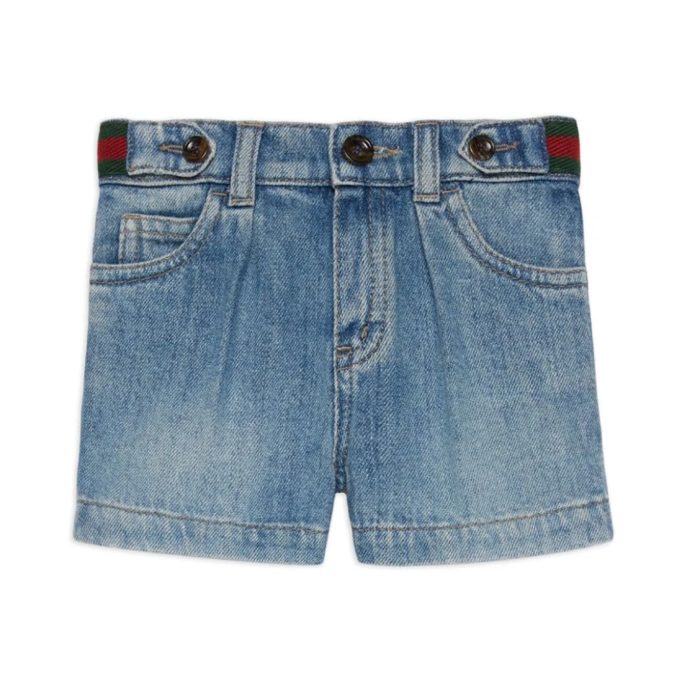 Gucci Blå Barnshorts Blue, Pojke