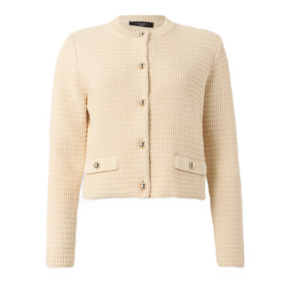 Weekend Max Mara Women's Beige Cardigans, L, Wkdvodka Cardigan