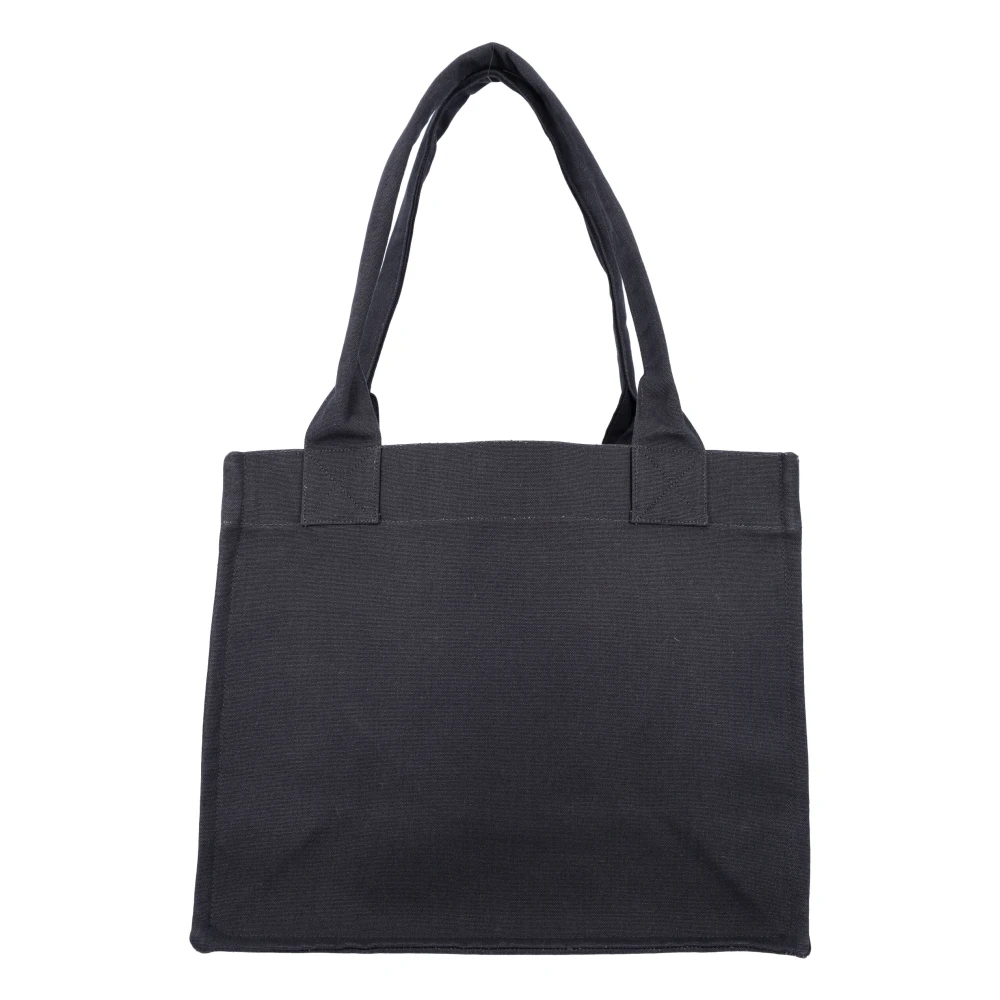 Ganni Gemakkelijke Shopper Tas Black Dames