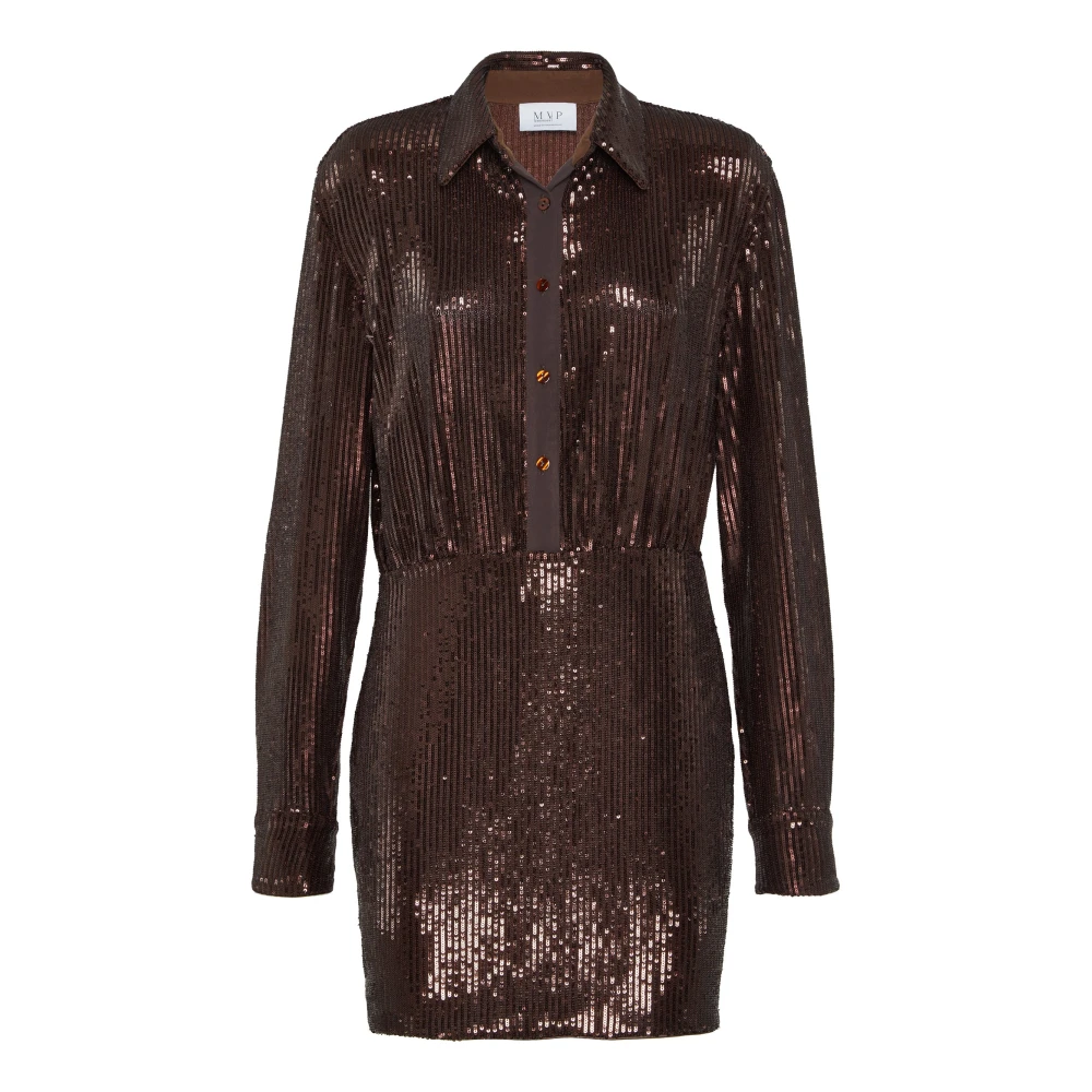 MVP wardrobe Rocket Mini Dress Brown Dames