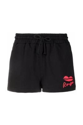 Casual Svarta Bomullsshorts