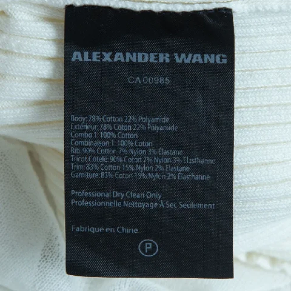 Alexander Wang Pre-owned Fabric tops White Dames