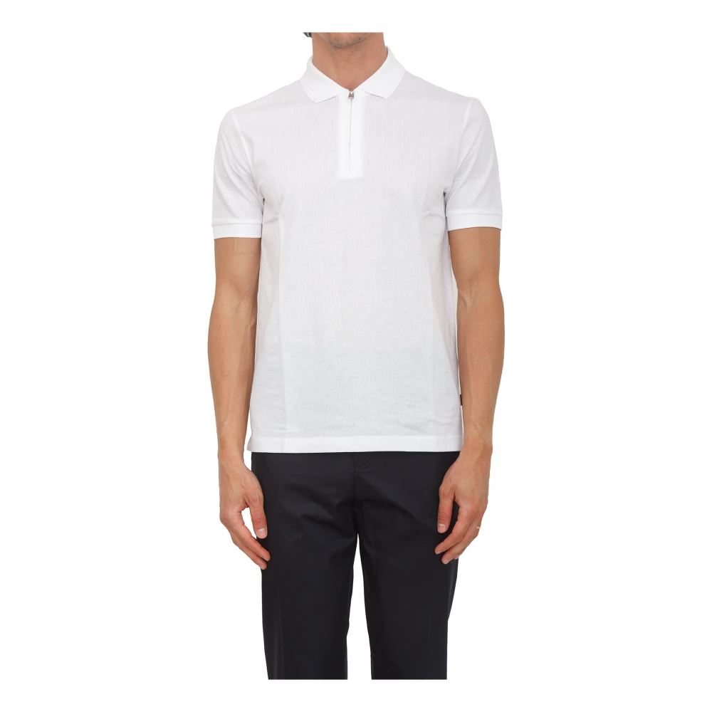 Hugo Men's White Polo Shirts, S, H-Paras Polo