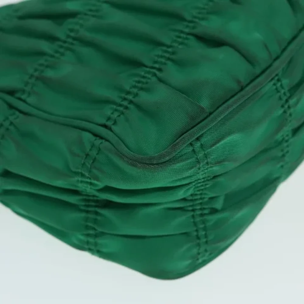 Prada Vintage Pre-owned Fabric prada-bags Green Dames