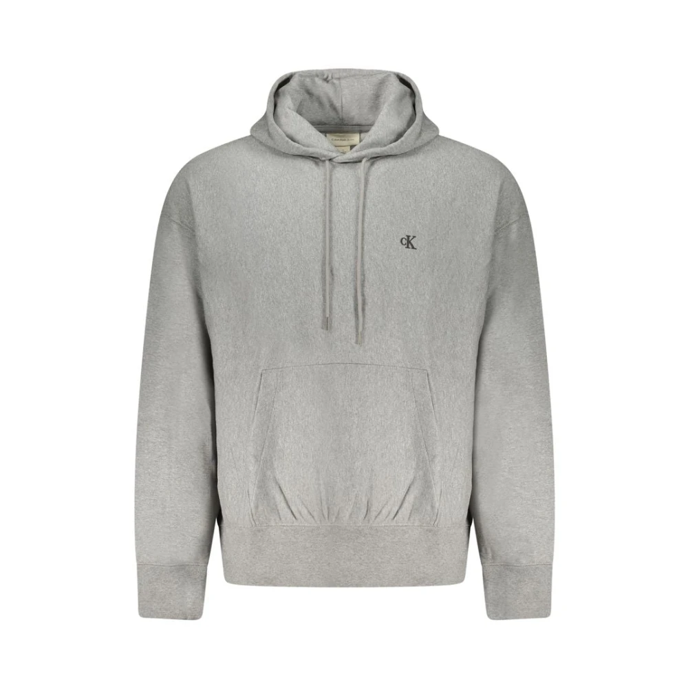 Calvin Klein Men's Gray Cotton Sweatshirt